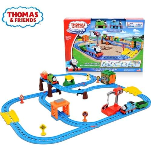 Thomas and Friends Sodor Island Motorized Railway Track Toys Set CGW29 Build Multiple Layouts Track Kid Boy Educational Toy Gift