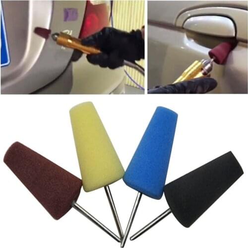 NEW Car Wheel Polishing Sponge For Electric Drill Polishing Handle Cone Metal Foam Pad Auto Polisher Buffing Cleaning Tool