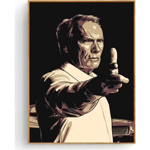 Gran Torino (2008) Movie Art Poster Bedroom Decorative Canvas Fabric Cloth Print No Frame