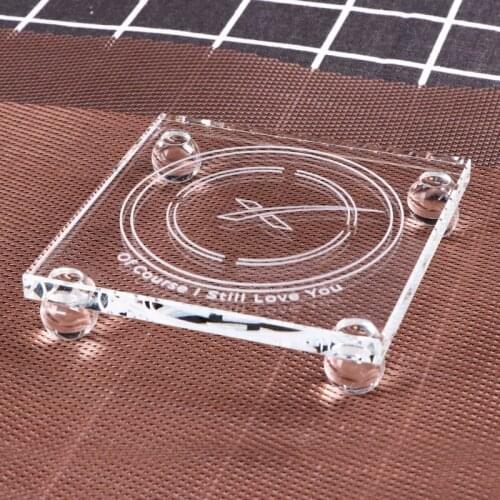 K9 crystal glass Coaster