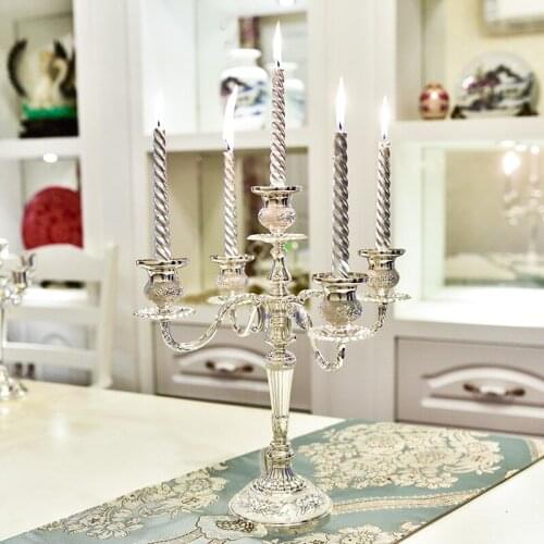 Northern Europe romantic family candlelight dinner props Candlestick ornaments candle stick holder home decore