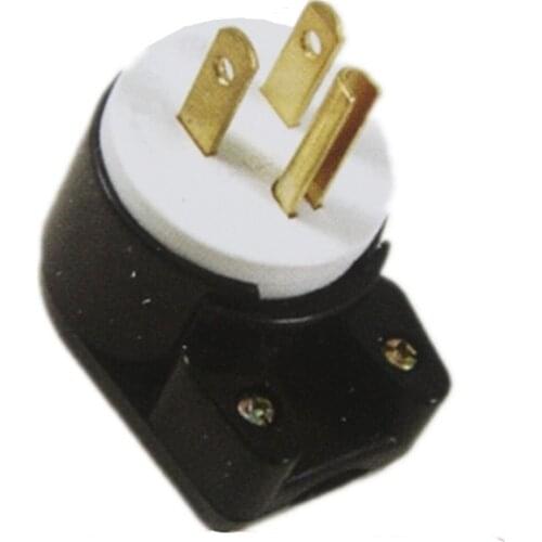 Nema 5-15p Rotating 360 degree elbowDIY Rewirable AC Plug UL USA 3PIN plug US Japan DIY PLUG