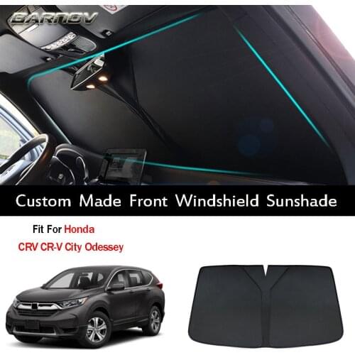 Car Special Fully Covered Front Windshield Sunshade Double Insulation Custom Made Fit For Honda CRV CR-V City Odessey Elysion