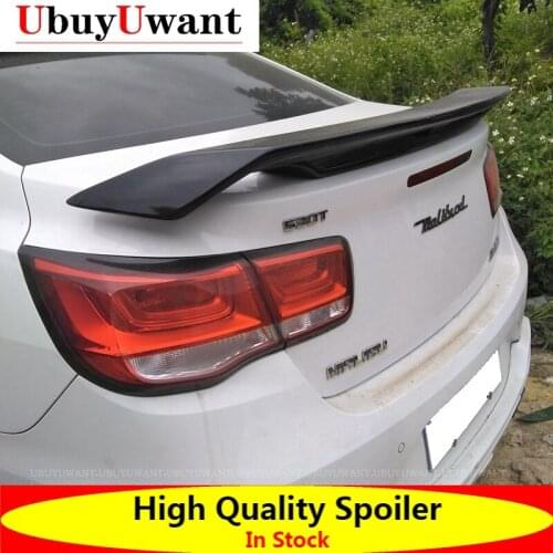 UbuyUwant For Chevrolet Malibu 2009-2018 Rear Spoiler High Quality ABS Plastic Primer Color Car Tail Wing Decoration