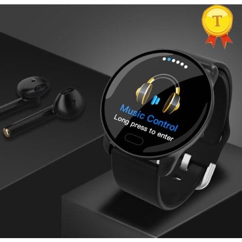 Smart bracelet full screen touch 1.3 inch screen IP68 waterproof pedometer information display heart rate blood pressure monitor