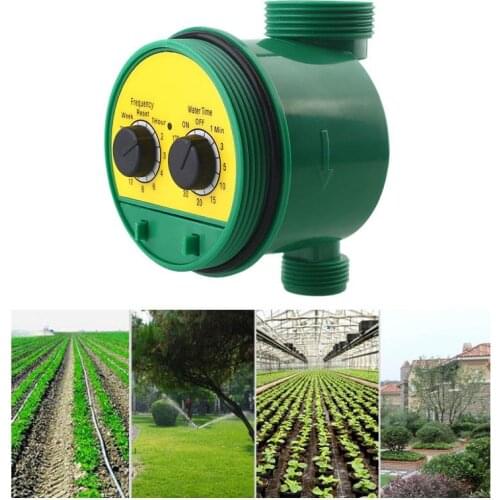 Irrigation Timing Device G3/4 Interface Green Water Timer Water Pipe Timer Waterproof Faucet Timer ABS The Flower Beds Planting