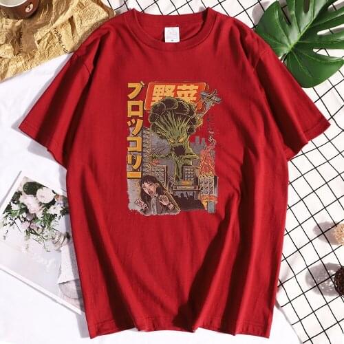 Vintage Japan Style Oversize Print T-Shirts Womens Brand Top Oversized Tee Shirts Thin Section Clothing Fashion T-Shirts Female