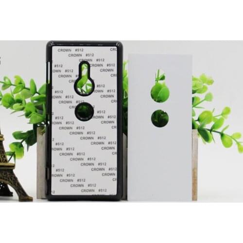 Wtsfwf DIY 2D Sublimation hard PC Blank Case for Sony XZ2 with Aluminum Inserts 10pcs/lot