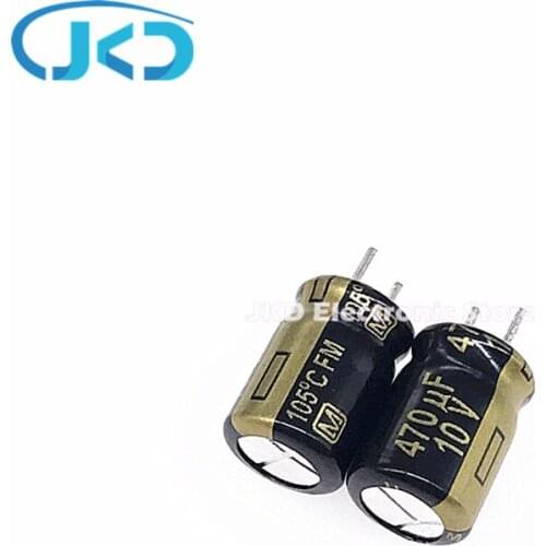30Pcs 470uF 10V Panasonic 8x11.5mm 10V470uF Top Grade Audio Capacitor
