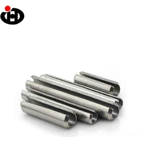 JINGHONG Cheap Wholesale 304/316 M3*6/8/10/12/14/16/18 Stainless steel slotted spring pin 100PCS