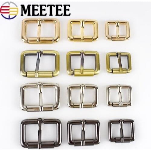 5/10pcs 20/25/32/38mm Square Metal Leather Buckle for Strap Backpack Belt Roller Pin Buckle DIY Hardware Accessories BD307