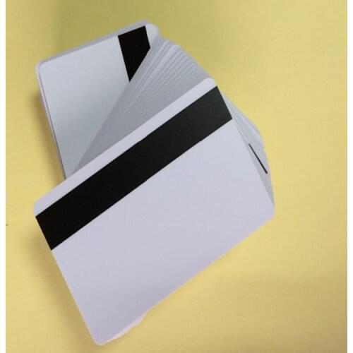 500PCS/Lot Hi-Co Magnetic stripe card Smart blank PVC Card