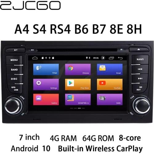 Car Multimedia Player Stereo GPS DVD Radio Navigation Android Screen for Audi A4 S4 RS4 B6 B7 8E 8H 2002~2008
