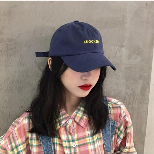 Baseball Cap Women Letter Embroidery Fashion Adjustable Couple Hat Spring/summer Cap Men