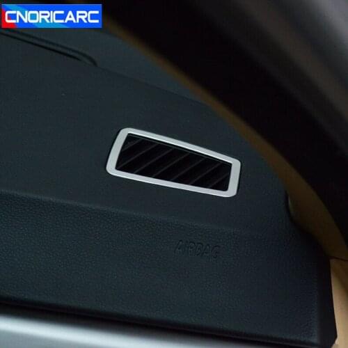Car Dashboard Air Conditioner Vents Frame Decorative Cover Trim Sickers For BMW 3 Series E90 2005-12 Interior Auto Decals