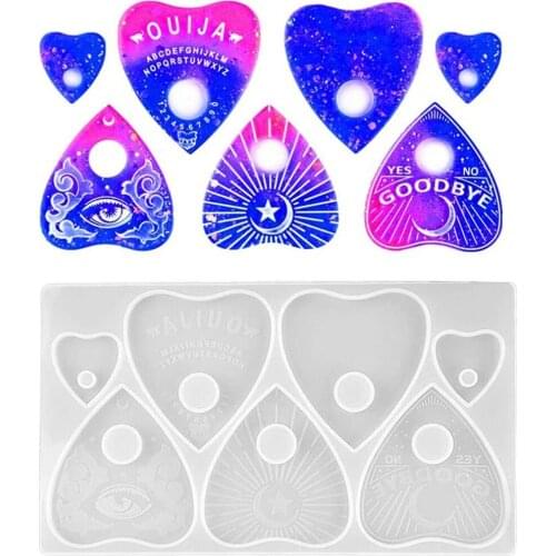 Divination Board Silicone Casting Molds For DIY Resin Jewelry Earring Pendant Psychic Needle Uv Epoxy Artcraft Handmade Making