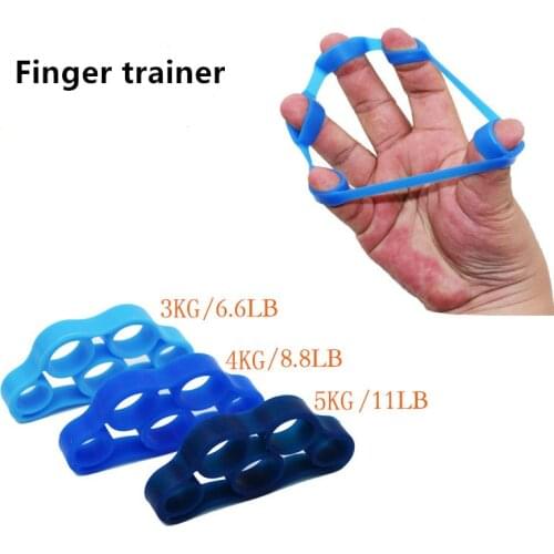 Hand Gripper Silicone Finger Expander Exercise Hand Grip Wrist Strength Trainer Finger Exerciser Resistance Bands Fitness