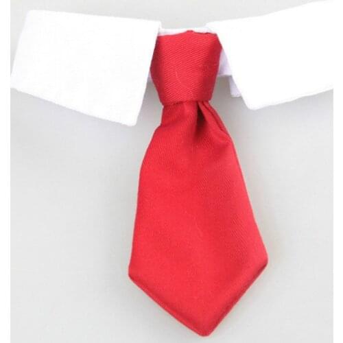 Pet Dog Cat Formal Necktie Tuxedo Bow Tie Black and Red Collar for Dog Cat Pet Accessories Suit for small medium dogs and cats