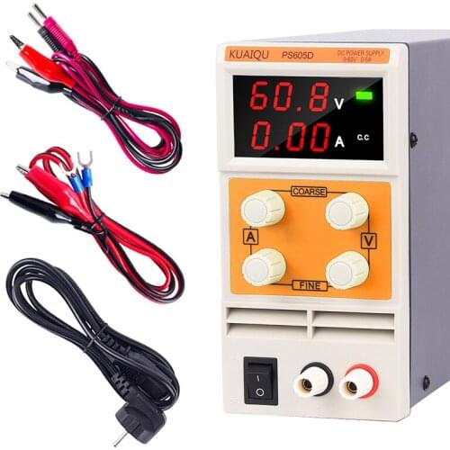 Switching Laboratory DC Power Supply 120V 60V 5A 10A Adjustable Digital Voltage Regulator Mini DC Power Supplies Bench Source