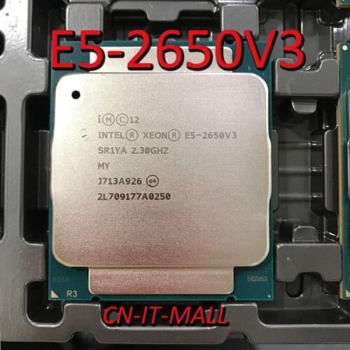 Intel Xeon E5-2650V3 CPU 2.3GHz 25MB Cache 10 Cores 20 Threads LGA2011-3 Processor