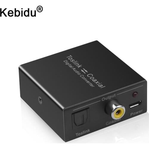 Coaxial to Optical SPDIF Toslink Bi-derectional Swither Digital Audio Converter Optical SPDIF Toslink to Coaxial Splitter