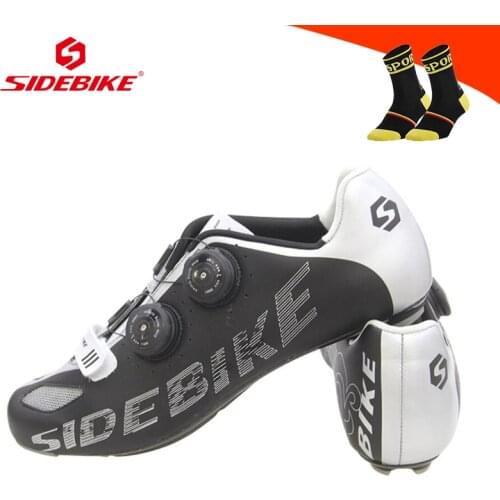SIDEBIKE Road Bicycle Sneakers Carbon Fiber Ultra-light Breathable Cycling Shoes Professional Sapatilha Ciclismo Racing Shoes