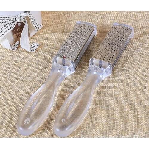 Metal Clear Double Side Foot Rasp File Callus Remover Dead Skin Remover Pedicure Foot Care Tool