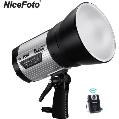 NiceFoto flash300 Wireless Studio Flash Light Portable 5500K Strobe Lighting Lamp with 2.4GHz Remote Trigger Studio Photography