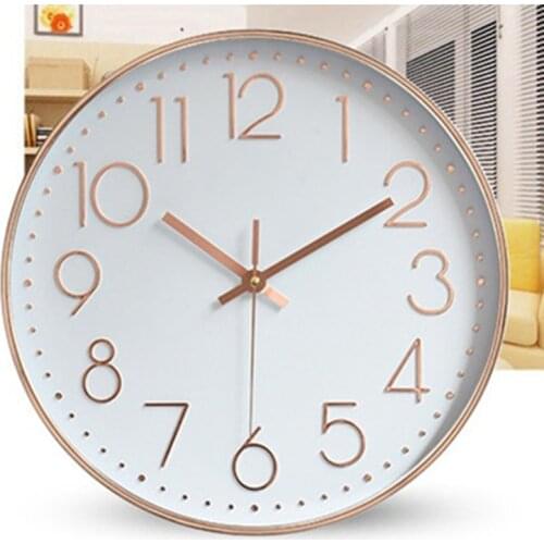 Nordic Minimalism Classic Wall Clock 30cm Stereo Scale Plastic Glass Mute Modern Design Hang Zegary Living Room Home Decoration