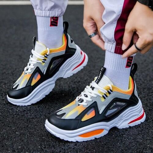 New Running Shoes Men Fashion Sneakers Men Summer Breathable Footwear Mesh Sport Tennis Shoes Street Fashion Casual Sneakers
