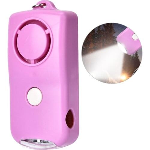 120db Personal Alarm Elderly Girl Child Personal Security Alarm Self Defense Alarms Keychain With LED Light Dropshipping New