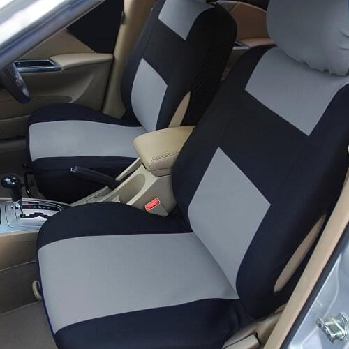 Car Seat Cover Fit Most Car Truck SUV or Van Breathable Auto Cushion Protector Polyester Cloth Universal Interior Accessories