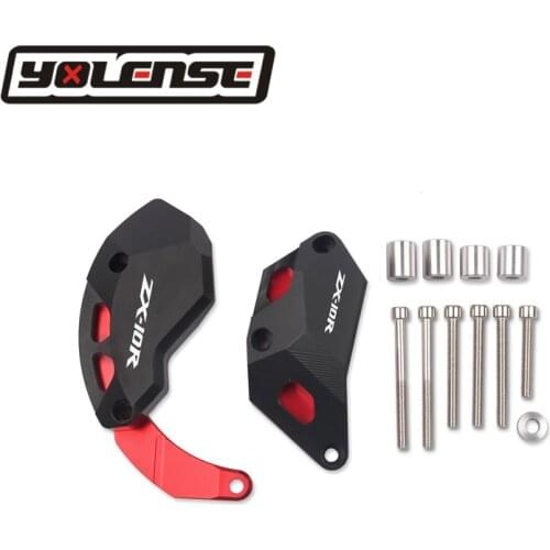 For KAWASAKI NINJA ZX-10R ZX10R ZX 10R 2011-2018 2017 2016 2015 Motorcycle CNC Engine Crash Guard Stator Frame Slider Protector