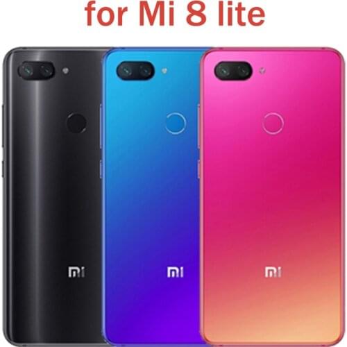 For Xiaomi Mi 8 lite Battery Cover Rear Housing Door Panel Case for Xiaomi Mi8 lite Battery Cover Replace