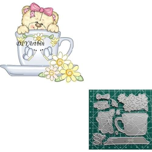 Spring Bear Metal Cutting Dies For Scrapbooking Craft Die Cut Embossing Stencil Album PhotoNew Dies For 2021