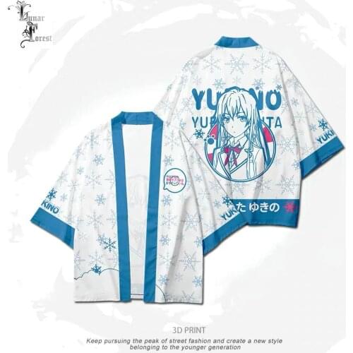 My Teen Romantic Comedy SNAFU Yukinoshita Yukino 3D Print Japanese Kimono Haori Yukata Fashion Summer Casual Cool Short Sleeve