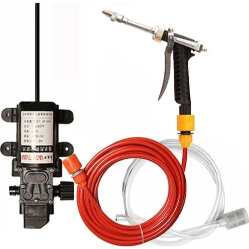 12V Car Washer Pump High Pressure Car Electric Washer Wash Pump Set Portable Auto Washing Cleaning Machine Kit Washer Sprayer