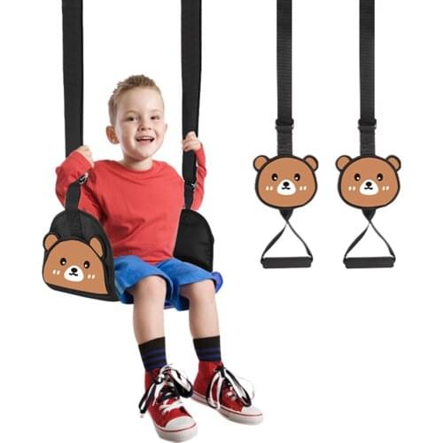 2021 New Kids Gymnastic Rings Swing Bar Ring Pull-Up Fitness Gym Playground Outdoor Indoor Children Kid Toy Flying Gym Swing