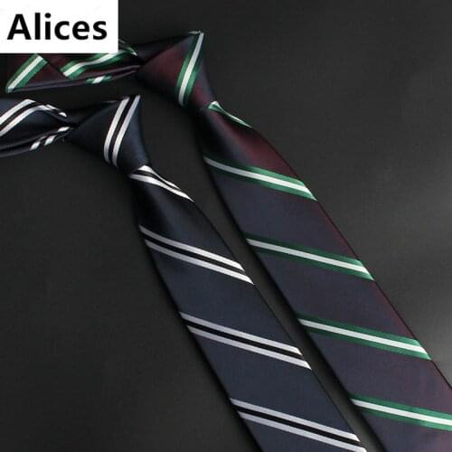 6cm Casual Formal Mens Striped Neck Ties Korean Version Narrow Men Slim Necktie Classic Jacquard Plain Skinny Silk Ties