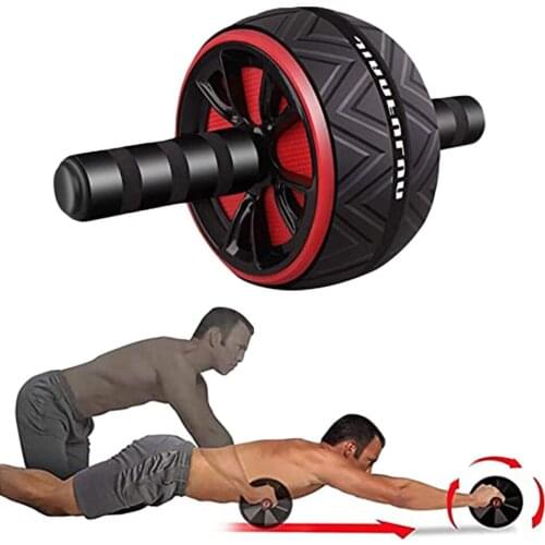 Ab Roller Scroll Wheel Abdominal Muscle Trainer No Noise Waist Leg Training Push-up Bar Stand Exercise Gym Fitness Equipment