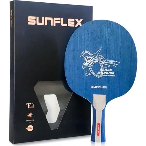 SUNFLEX Aatrox CARBON Table Tennis Racket 5 ply wood 2 ply carbon long handle short handle PingPong blade