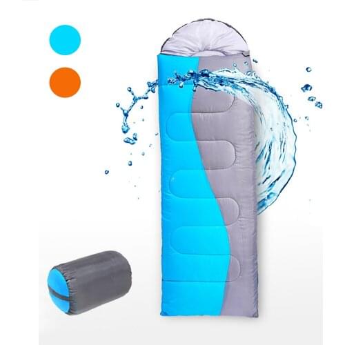 Camping Sleeping Bag Portable 4 Season Envelope Backpacking Sleeping Bag for Outdoor Traveling Hiking Waterproof Sleeping Bag
