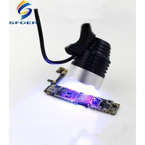 UV Glue Curing Lamp USB 5V LED Ultraviolet Green Oil Curing Purple Light For iPhone Motherboard Mobile Phone Repair Tool