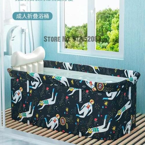 Bath Bucket Adult Foldable Household Full Body Bath Tub Bath Artifact Two People Can Sit In A Reclining Bath Bucket