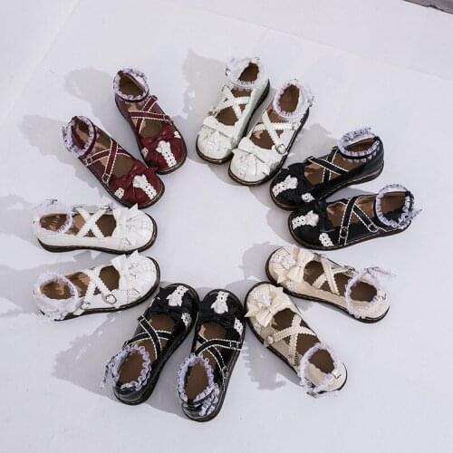 Women Platform Flats Ladies Casual shoes Round Head Thick Heel Cross Bandage Designer Shoes 2021