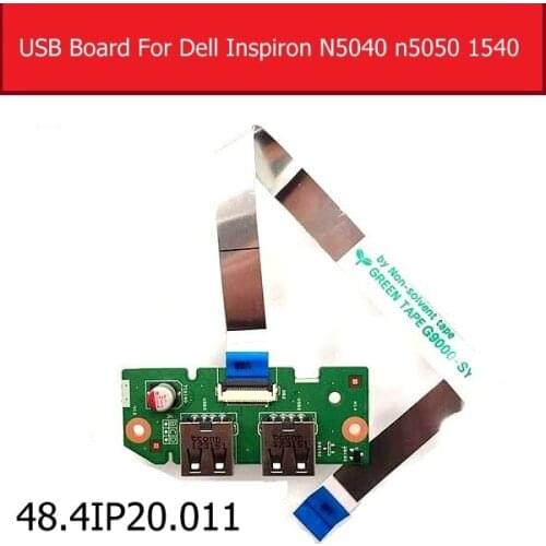 Usb Charger Board For DELL Inspiron M5040 N5050 N5040 1540 48.4IP20.01 USB Charging Jack Port Connector Board Flex Cable Parts