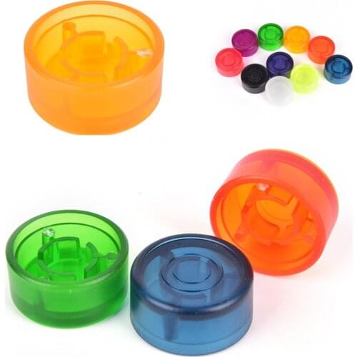 2020 New 10pcs Electric Guitar Effect Pedal Mooer Candy Cover Cap Footswitch Topper Plastic Bumpers For Guitar Effect Pedal