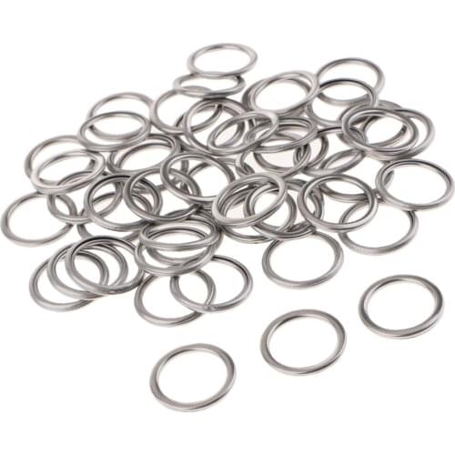 50 Pieces 18mm ID 24MM OD Drain Plug O Rings for Toyota 4Runner Highlander
