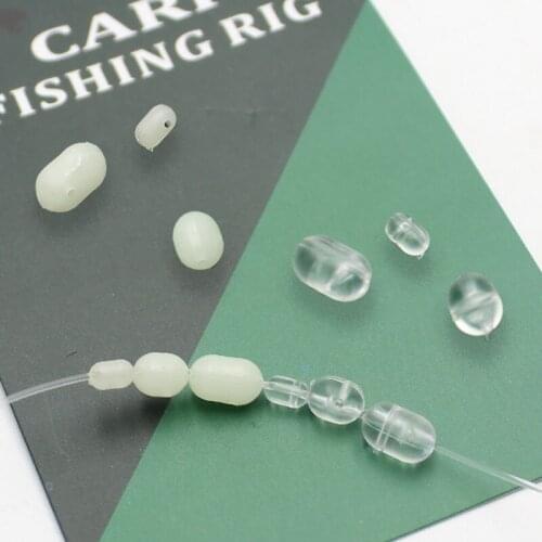 100PCS Carp Fishing Accessories Cross Beads For Hair Rig Feeder Carp Bead Chod Zig Rigs Fishing Line Carp Fish Equipment Tackle