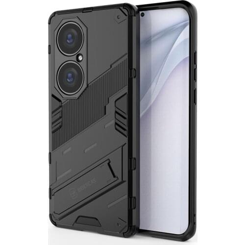 For Huawei P50 Pro Case Cover for Huawei P50 Pro Protective Cover Punk Armor Shell Kickstand Hard Phone Case Capa Fundas Coque